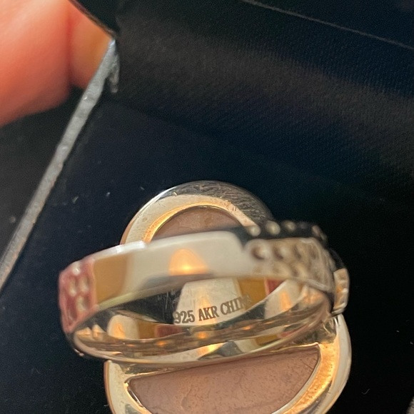 Amy Kahn Russell Carved Laughing Buddha Rose Quartz Ring - Picture 2 of 4